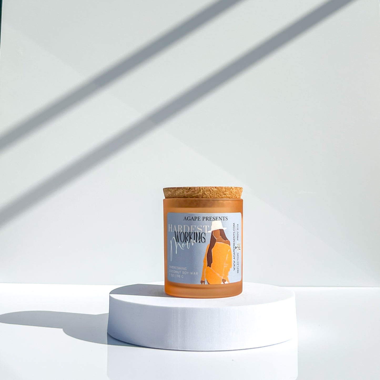 Hardest Working Mom Candle - Dark
