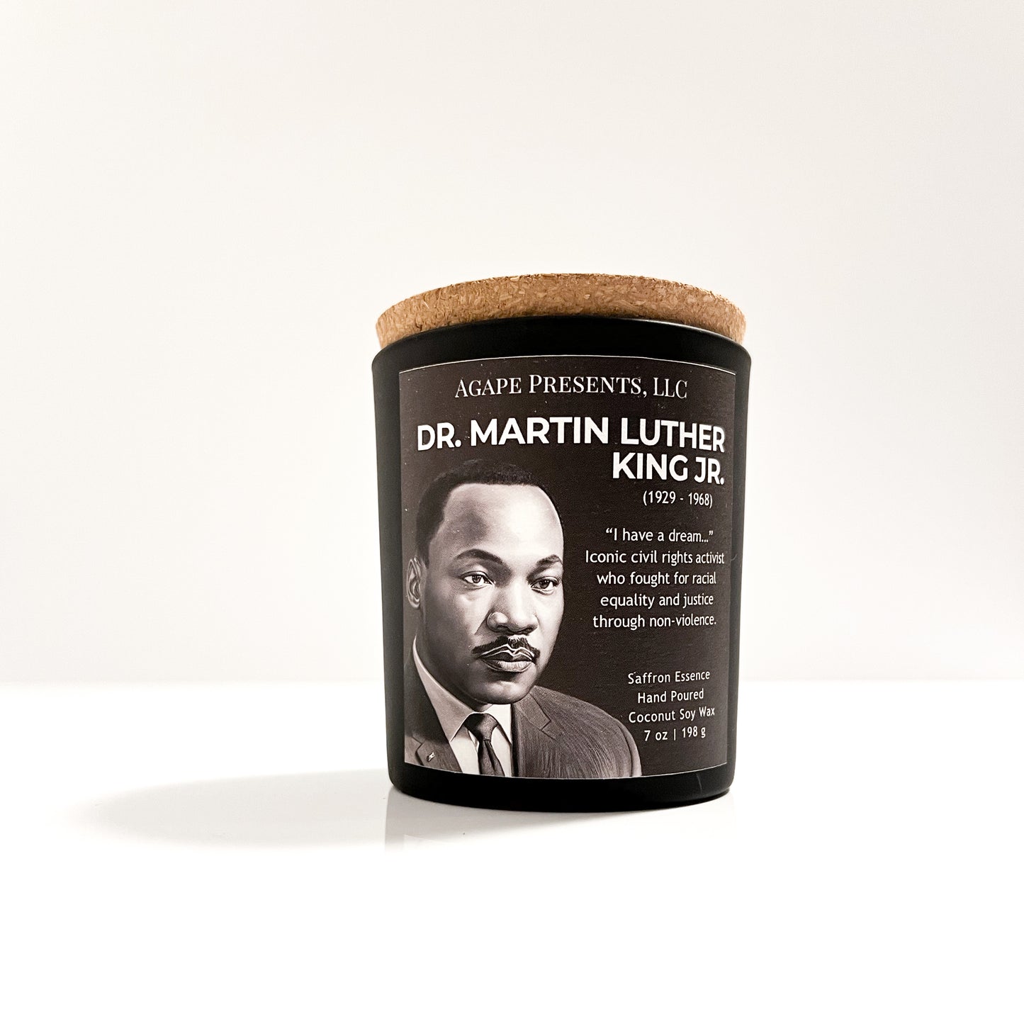 MLK Jr. - Saffron Essence Black History candle