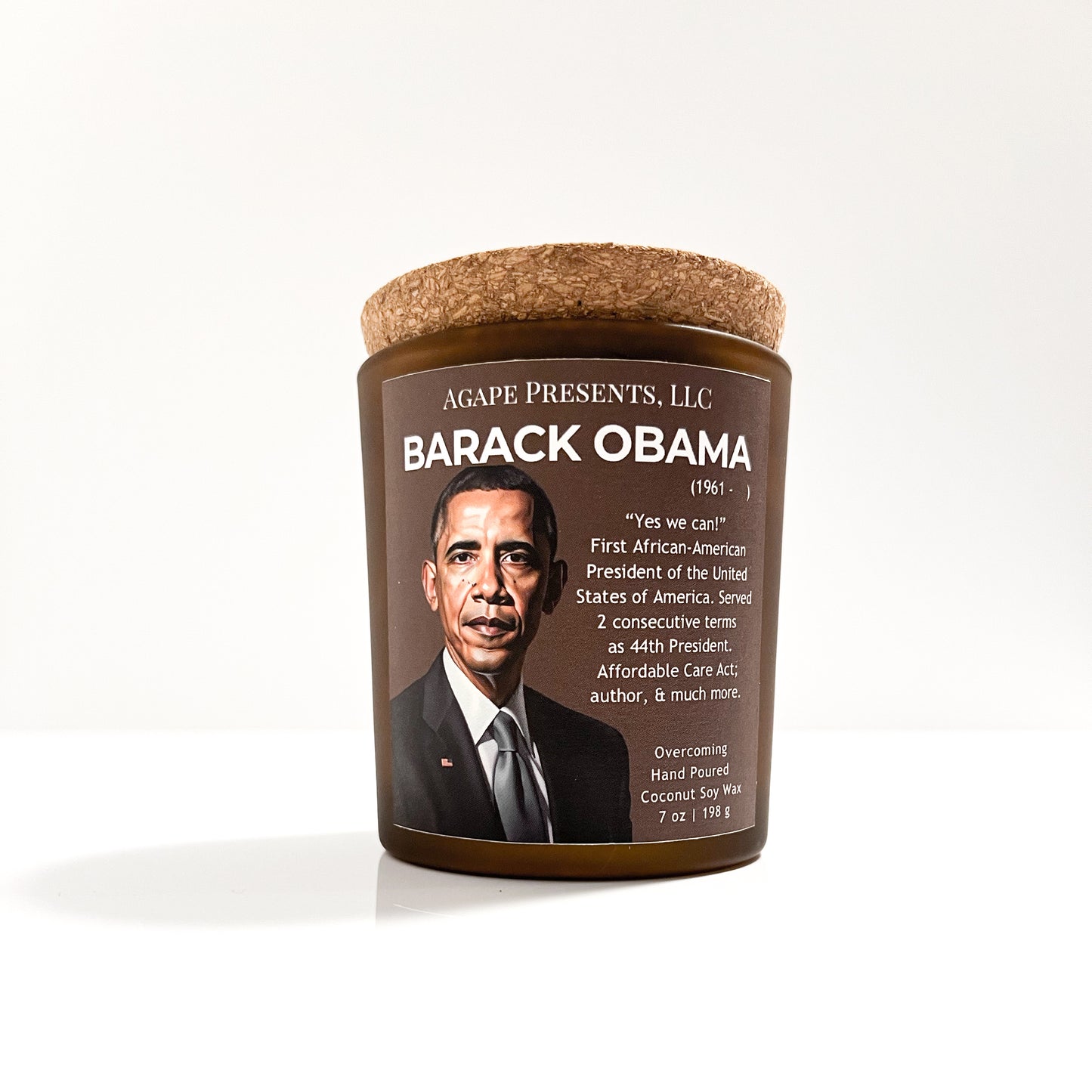 Barack Obama - Overcoming Black History candle