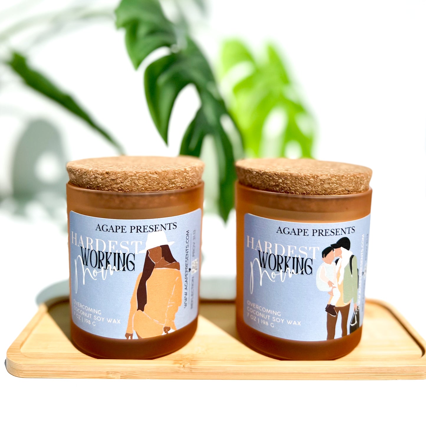 Hardest Working Mom Candle - Dark