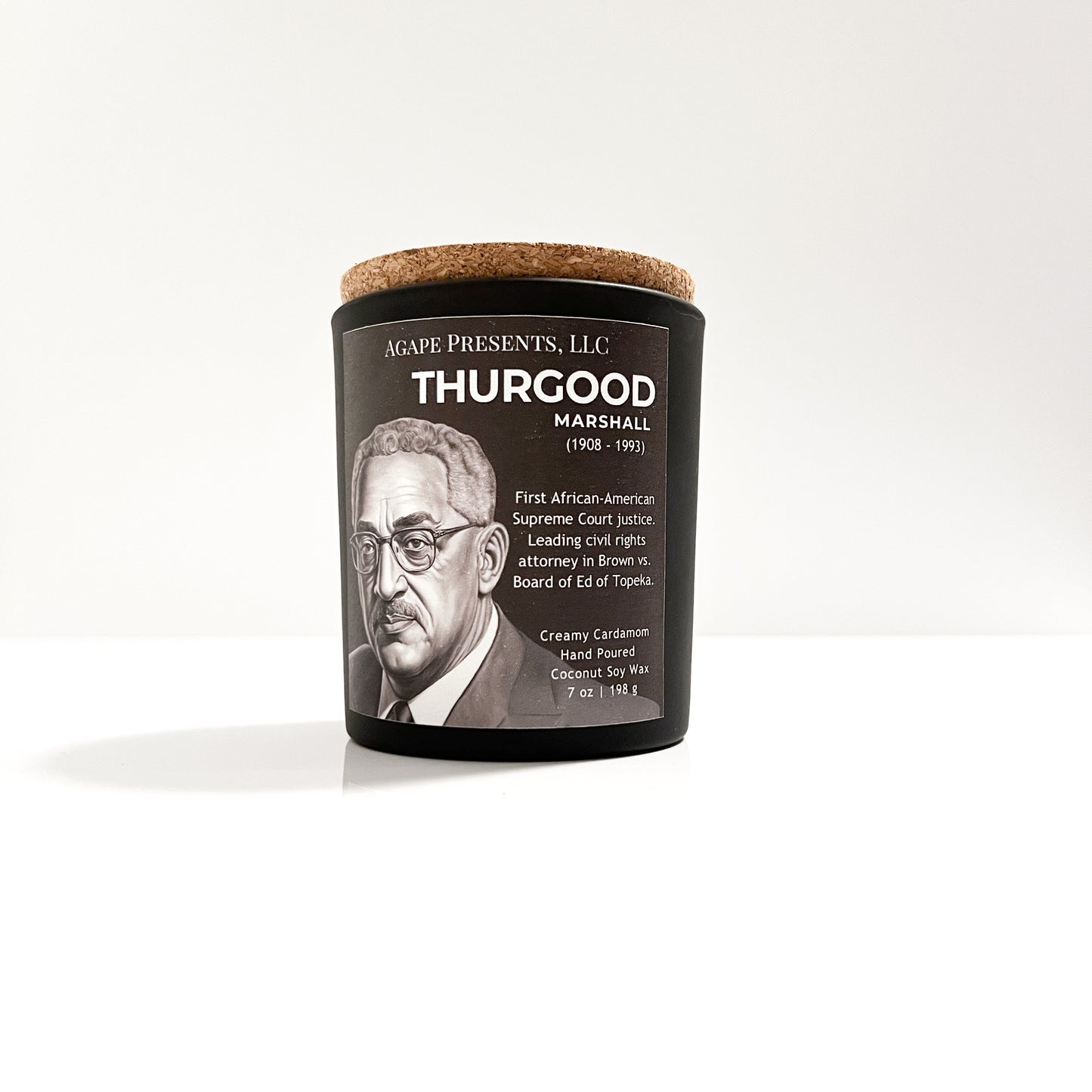 Thurgood Marshall - Creamy Cardamom Black History candle