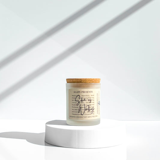 She is Worthy Candle - Minimalist
