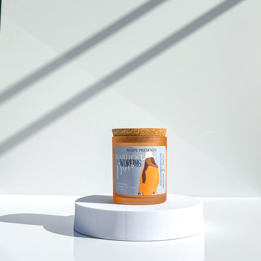 Hardest Working Mom Candle - Dark