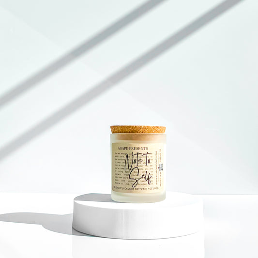 Note to Self Candle - Minimalist